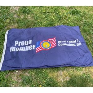 IBEW Local 71 Columbus OH Proud Member Flag Annin Nyl-Glo Nylon Made in USA 3x5